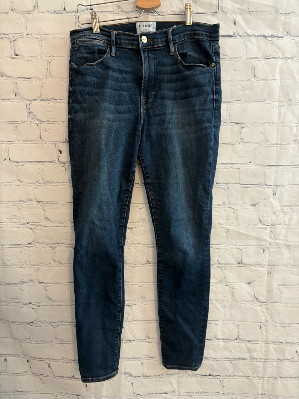Frame Denim Le High Skinny Dark Wash Size 32